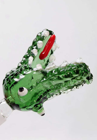 Glass Bowl Crocodile - Green - 18.8mm