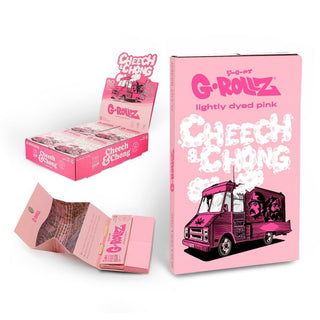 G-ROLLZ - Tour Bus Pink 1 1/4 + Tips + Lokero