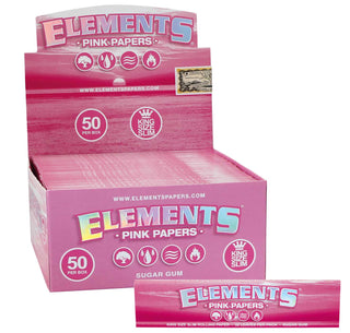 ELEMENTS Pink-Rolling Paper