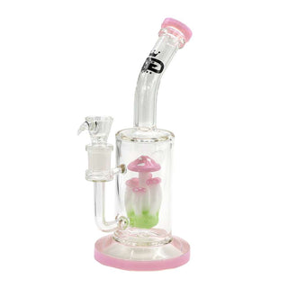 Grace Glass Pink Mushroom Percolator - Bong - 36cm / 18.8mm