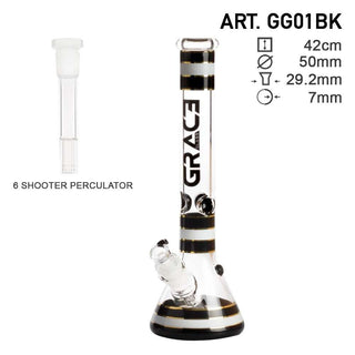 GRACE GLASS - Raidallinen sarja - Bong - 32cm / 29.2mm