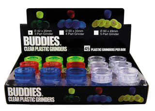 BUDDIES - Plastic 42mm 3part - Grinder