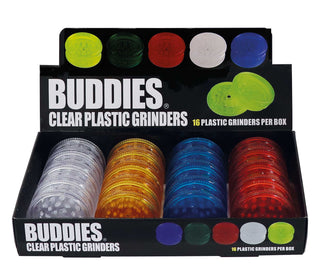 BUDDIES - Plastic 60mm 3part - Grinder