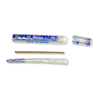 CYCLONES- 1x Clear Pre rolled Cone