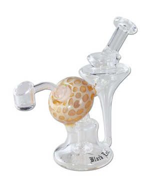 Black Leaf Recycle Bong Oil perkolaattorilla, meripihka