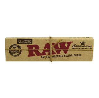 RAW - Connoseur KS Slim + Pre rolled Tips