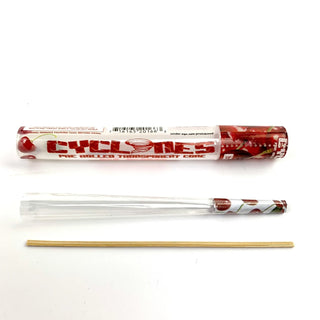 CYCLONES- 1x Clear Cherry Pre rolled Cones
