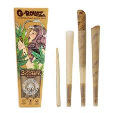 G-ROLLZ- 3x Colossal Dream Unbleached Pre Rolled Cones