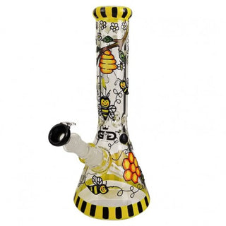 GRACE GLASS - Honeycomb Bong 32cm / 18.8mm